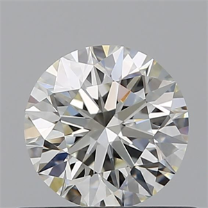 Foto Diamante Natural 0.57 quilates, Redondo , Color J, claridad VVS2 y certificado GIA de