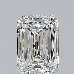Picture of Natural Diamond 0.76 Carats, Radiant with  Cut, I Color, VVS2 Clarity and Certified by GIA