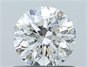 Diamante Natural 0.70 quilates, Redondo , Color H, claridad SI2 y certificado GIA