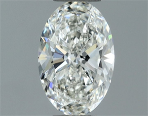 Foto Diamante Natural 0.50 quilates, Ovalado , Color H, claridad SI2 y certificado IGI de