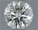 Natural Diamond 0.70 Carats, Round with Excellent Cut, I Color, VS2 Clarity and Certified by IGI