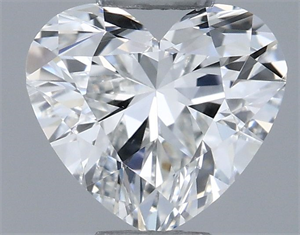 Picture of Natural Diamond 0.40 Carats, Heart with  Cut, F Color, VS2 Clarity and Certified by GIA