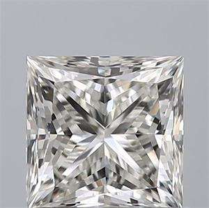Picture of Natural Diamond 0.80 Carats, Princess with  Cut, F Color, IF Clarity and Certified by IGI