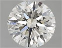 Diamante Natural 0.70 quilates, Redondo , Color K, claridad IF y certificado GIA