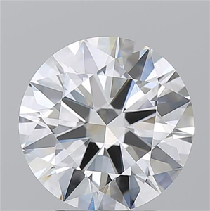 Picture of Natural Diamond 3.03 Carats, Round with Excellent Cut, H Color, VS1 Clarity and Certified by GIA