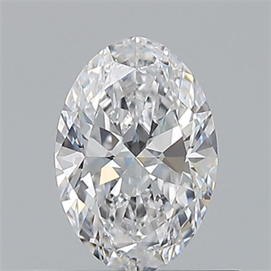 Picture of Natural Diamond 0.52 Carats, Oval with  Cut, D Color, VVS1 Clarity and Certified by GIA