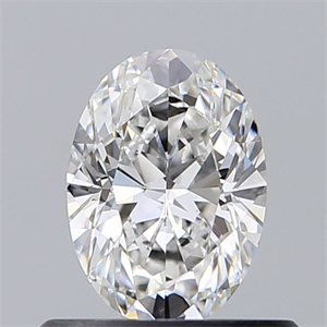 Picture of Natural Diamond 0.55 Carats, Oval with  Cut, E Color, VS1 Clarity and Certified by GIA