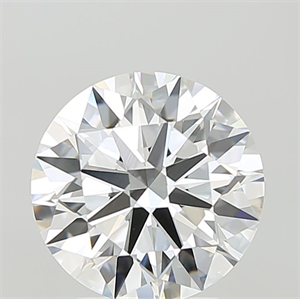 Picture of Lab Grown Diamond 3.07 Carats, Round with Ideal Cut, E Color, VVS1 Clarity and Certified by IGI