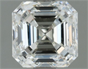 Natural Diamond 1.00 Carats, Asscher with  Cut, I Color, VS1 Clarity and Certified by IGI