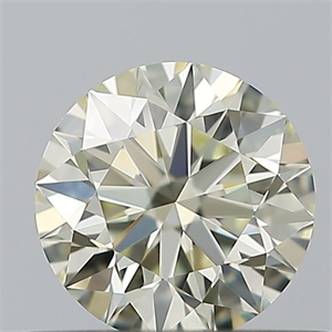 Picture of Natural Diamond 0.42 Carats, Round with Excellent Cut, L Color, VVS2 Clarity and Certified by IGI