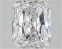 Natural Diamond 1.50 Carats, Radiant with  Cut, D Color, SI1 Clarity and Certified by GIA