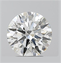 Natural Diamond 2.22 Carats, Round with Excellent Cut, I Color, SI2 Clarity and Certified by GIA