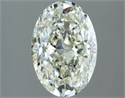 Natural Diamond 2.02 Carats, Oval with  Cut, K Color, VS1 Clarity and Certified by IGI