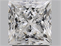 Natural Diamond 1.71 Carats, Princess with  Cut, E Color, VS2 Clarity and Certified by GIA
