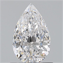 Natural Diamond 0.71 Carats, Pear with  Cut, E Color, VS2 Clarity and Certified by GIA