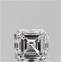 Diamante Natural 1.01 quilates, Asscher , Color F, claridad SI1 y certificado GIA