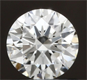 Natural Diamond 0.70 Carats, Round with Excellent Cut, J Color, IF Clarity and Certified by IGI