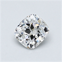 Natural Diamond 0.70 Carats, Cushion with  Cut, E Color, SI1 Clarity and Certified by GIA
