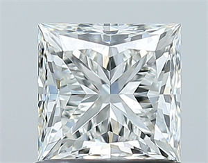 Picture of Natural Diamond 1.00 Carats, Princess with  Cut, H Color, VS1 Clarity and Certified by GIA