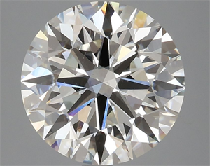 Picture of Lab Grown Diamond 3.61 Carats, Round with Ideal Cut, H Color, VS1 Clarity and Certified by IGI