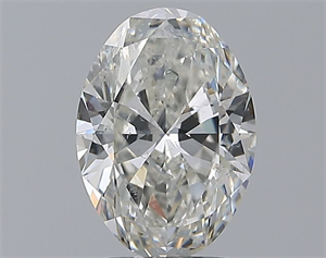 Picture of Natural Diamond 2.51 Carats, Oval with  Cut, H Color, SI2 Clarity and Certified by GIA