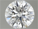 Natural Diamond 0.44 Carats, Round with Excellent Cut, D Color, VVS1 Clarity and Certified by GIA