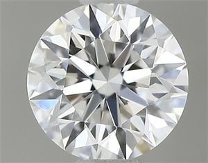 Picture of Natural Diamond 0.44 Carats, Round with Excellent Cut, D Color, VVS1 Clarity and Certified by GIA