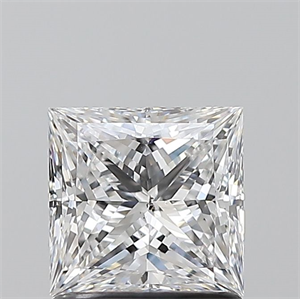 Picture of Natural Diamond 1.20 Carats, Princess with  Cut, D Color, SI1 Clarity and Certified by GIA