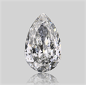 Diamante Natural 0.50 quilates, De pera , Color F, claridad SI1 y certificado GIA