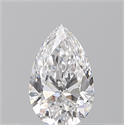Natural Diamond 0.51 Carats, Pear with  Cut, D Color, VS1 Clarity and Certified by GIA