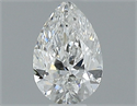 Natural Diamond 0.40 Carats, Pear with  Cut, F Color, VS2 Clarity and Certified by GIA