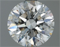 Diamante Natural 1.50 quilates, Redondo , Color J, claridad VVS1 y certificado GIA