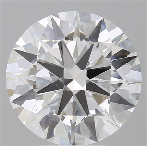 Picture of Lab Grown Diamond 6.08 Carats, Round with Ideal Cut, E Color, VVS2 Clarity and Certified by IGI