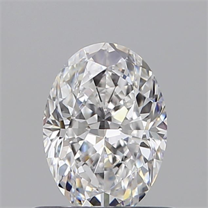 Picture of Natural Diamond 0.60 Carats, Oval with  Cut, D Color, VS1 Clarity and Certified by GIA