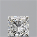 Natural Diamond 0.98 Carats, Princess with  Cut, I Color, IF Clarity and Certified by GIA