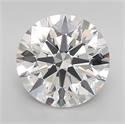 Lab Grown Diamond 4.13 Carats, Round with Ideal Cut, G Color, VS1 Clarity and Certified by IGI