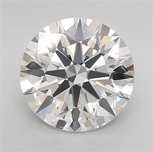 Picture of Lab Grown Diamond 4.13 Carats, Round with Ideal Cut, G Color, VS1 Clarity and Certified by IGI