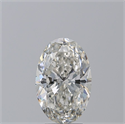 Natural Diamond 3.01 Carats, Oval with  Cut, H Color, SI2 Clarity and Certified by GIA