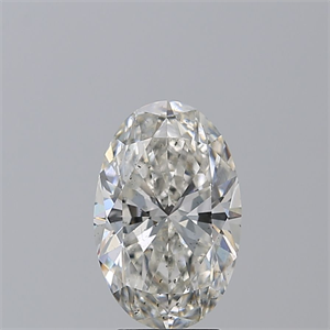 Picture of Natural Diamond 3.01 Carats, Oval with  Cut, H Color, SI2 Clarity and Certified by GIA