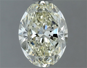Picture of Natural Diamond 1.30 Carats, Oval with  Cut, K Color, VVS2 Clarity and Certified by IGI