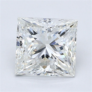 Picture of Natural Diamond 1.96 Carats, Princess with  Cut, H Color, VS1 Clarity and Certified by GIA