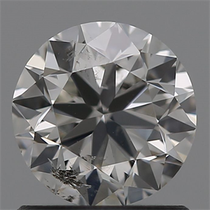 Picture of Natural Diamond 1.00 Carats, Round with Very Good Cut, H Color, I1 Clarity and Certified by GIA
