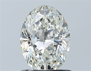 Picture of Natural Diamond 0.90 Carats, Oval with  Cut, H Color, IF Clarity and Certified by IGI