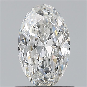 Picture of Natural Diamond 0.60 Carats, Oval with  Cut, G Color, VS1 Clarity and Certified by GIA