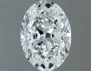 Picture of Natural Diamond 1.00 Carats, Oval with  Cut, E Color, VS1 Clarity and Certified by GIA
