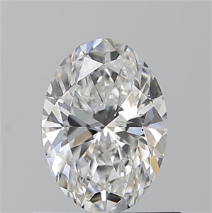 Foto Diamante Natural 0.70 quilates, Ovalado , Color F, claridad SI1 y certificado GIA de