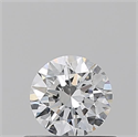 Natural Diamond 0.50 Carats, Round with Excellent Cut, E Color, VVS2 Clarity and Certified by GIA
