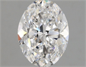 Natural Diamond 1.00 Carats, Oval with  Cut, D Color, VVS1 Clarity and Certified by GIA