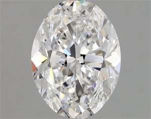 Picture of Natural Diamond 1.00 Carats, Oval with  Cut, D Color, VVS1 Clarity and Certified by GIA
