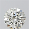 Natural Diamond 1.01 Carats, Round with Excellent Cut, I Color, SI1 Clarity and Certified by IGI